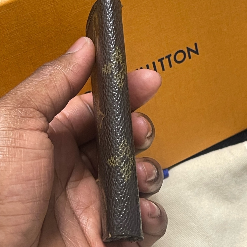Louis Vuitton Brown and Gold Monogram Key Pouch - Picture 5 of 14